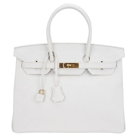 white hermes bag|pre owned hermes bag.